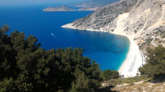 Myrtos Beach in Myrtos